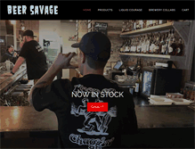 Tablet Screenshot of beersavage.com